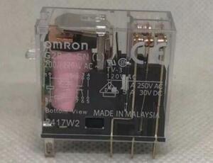 ★新品　OMRON 　オムロン 　G2R-2-SN(L)　200/220VAC　表面接続ソケット　50個セット【6ヶ月保証付き】