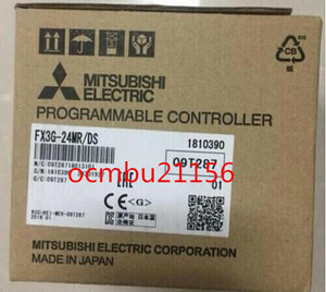 ★新品　MITSUBISHI　三菱　FX3G-24MR/DS　PLC　【6ヶ月保証付き】