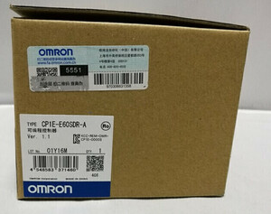 ★新品　OMRON 　オムロン 　CP1E-E60SDR-A　PLC【6ヶ月保証付き】