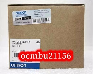 ★新品　OMRON 　オムロン 　プログラマブルコントローラ CP1E-N40DR-D【6ヶ月保証付き】