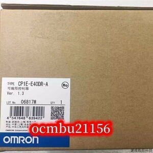 ★新品　OMRON 　オムロン 　CP1E-E40DR-A　　プログラマブルコントローラ【6ヶ月保証付き】