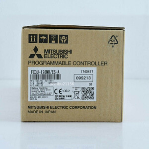 ★新品　MITSUBISHI　三菱　 シーケンサー　 FX3U-128MR/ES-A　 PLC　【6ヶ月保証付き】