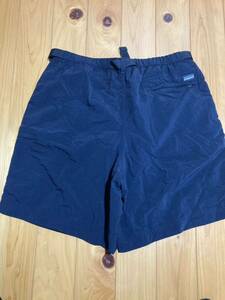 【美品】River ShortsサイズLパタゴニアバギーズリバーショーツブラックpatagoniaハーフパンツ ボトムス アウトドア NORTH