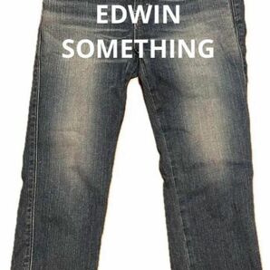 EDWIN 日本製　SOMETHING ヴィーナスジーンズ　クロップド丈