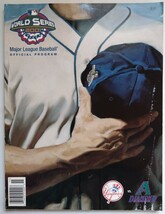 2001年 平成13年 MLB ワールドシリーズ 公式プログラム ★★ メジャーリーグ MLB NY ニューヨーク ヤンキース　ダイヤモンドバックス★★_画像1