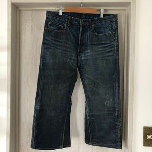 (k) Dior Homme nail traces Dior coating boots cut Denim pants w31 blue made in Japan 