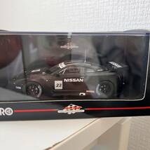 未使用EBBRO NISSAN GT-R GT1 MALAYSIA TEST 2009 January BLACK 44169ミニカー 1/43スケール_画像5