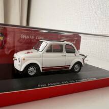 未使用 SPARK WHITE LINE ABARTH S1308 Fiat Abarth 695 SS Assetto Corsa ミニカー 1/43スケール_画像3