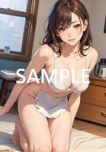 h52749* all one point thing *[A4 size beautiful woman poster ] most high resolution lustre paper beautiful young lady same person illustration art cosplay gravure sexy beautiful . beautiful .