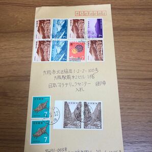 ★01-105 エンタイア 丸型日付印 記念切手の画像4