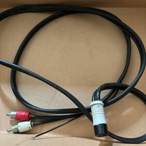 fono cable | Denon | used | sound out verification settled |5 pin | valuable | length approximately 1.2 meter 