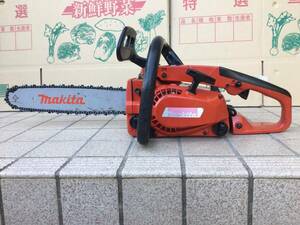 動作確認 分解清掃済 マキタ makita E3035A エンジン チェーンソー 14インチ(35cm) ソーチェーン新品