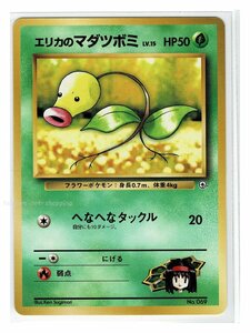 エリカ草-69エリカのマダツボミ■タマムシティジム エリカ■未使用 ポケモンカード　旧裏面　旧裏