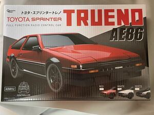 「トヨタ承認済」RC TOYOTA SPRINTER TRUENO AE86 （ホワイト/WHITE）トヨタ スプリンタートレノハチロク ラジコン 40MHz