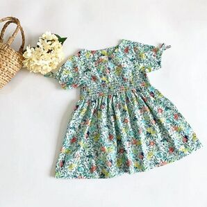 インポート 果物柄 カシュクール ワンピース サマードレス サマードレス