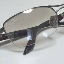 ◆Ray-Ban レイバン サングラス RB3223 004/6I 55□19 130 ハーフリム ナイロール シャープ sunglasses メンズ_画像6