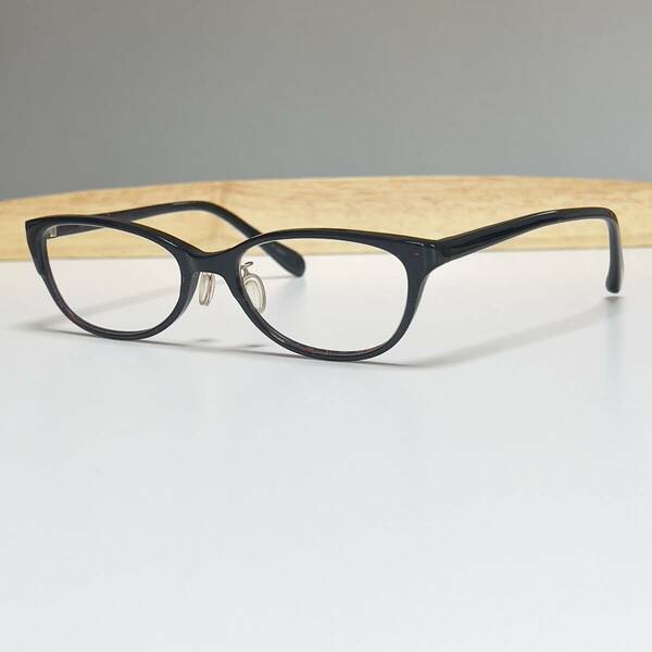 ◆OLIVER PEOPLES オリバーピープルズ スクエアシャープ 眼鏡フレーム 度無しレンズ Maddie mdmt 51□17-140 ブラウン