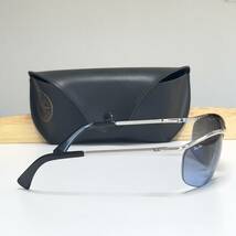 ◆Ray-Ban レイバン サングラス RB3154 003/17 62□19 オリンピアン OLYMPIAN ブルーレンズ シルバー sunglasses_画像3