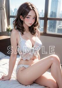 一点限り【A4 光沢紙 ポスター】IC52803 最高画質 写真 アート グラビア モデル セクシー 美女 巨乳 美乳 美尻 下着 コスプレ かわいい