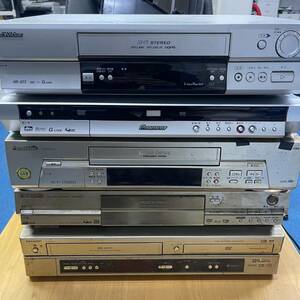 ビデオデッキ まとめ売り 5点 Panasonic pioneer victor sharp 動作未確認映像機器 パーツ取り VHS 