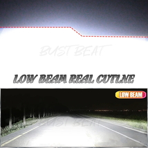 BUST BEAT 爆光 28800lm ピュア ホワイト 6コア CSP LED ヘッドライト H4 / HS1 Hi/Lo_画像6