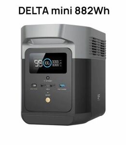 美品 EcoFlow DELTA Mini エコフローデルタミニ ポータブル電源 防災用品 バッテリー 急速充電キャンプ 車中泊 