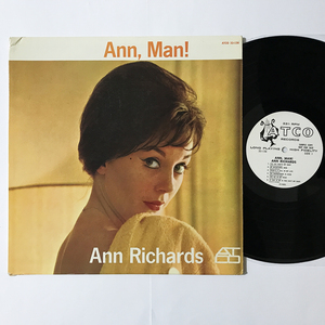 US ORIG LP■Ann Richards■Ann Man!■Atco バーニー・ケッセル参加 アメリカ盤 オリジナル モノラル【試聴できます】