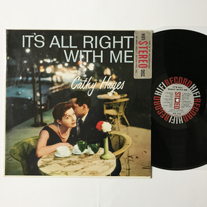 US ORIG LP■Cathy Hayes■It's Alright With Me■Hi-fi バーニー・ケッセル参加 アメリカ盤 オリジナル ステレオ【試聴できます】