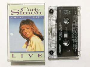 # cassette tape # car Lee * Simon Carly Simon[Greatest Hits Live][.... love (You're So Vain) ] etc. live record # postage 185 jpy 