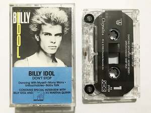 # cassette tape #bi Lee * idol Billy Idol[Don't Stop]# including in a package 8ps.@ till postage 185 jpy 