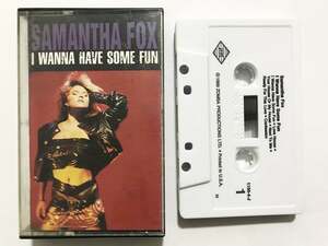 ■カセットテープ■サマンサ・フォックス Samantha Fox『I Wanna Have Some Fun』赤い誘惑■同梱8本まで送料185円