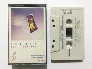 # cassette tape # Tom * Scott Tom Scott[One Night One Day] Jazz # including in a package 8ps.@ till postage 185 jpy 