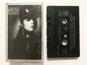 # cassette tape # Janet * Jackson Janet Jackson[Rhythm Nation 1814] jam & Lewis R&B soul #8ps.@ till postage 185 jpy 