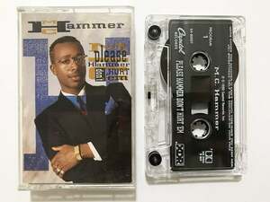 # cassette tape #MC Hummer M.C. Hammer[Please Hammer Don't Hurt 'Em][U can to* Touch *tis] compilation Rap# postage 185 jpy 