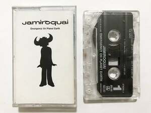 # cassette tape #jamirokwaiJamiroquai[Emergency On Planet Earth]# including in a package 8ps.@ till postage 185 jpy 