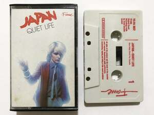 # cassette tape # Japan Japan[Quiet Life]3rd album David * sill Vian # including in a package 8ps.@ till postage 185 jpy 