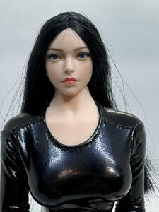 1/6 size woman head ① black .