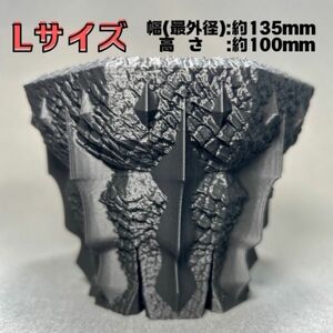 3Dプリンター鉢　Lサイズ　植木鉢　作家鉢　鉢　アガベ　パキポディウム　塊根植物　多肉植物　観葉植物