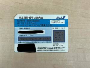 ANA 全日空 株主優待券 有効期限2024年5月31日まで 1枚 コード通知のみ