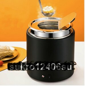 ステンレス鋼 10L スープジャー スープ保温鍋 ビュッフェ 業務用電気式スープウォーマー温度調整 レストラン キッチン用品