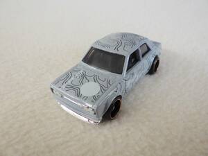 ◆ホットウィール　ダットサン ブルーバード 510 灰 ルース　DATSUN BLUEBIRD 510　Hot Wheels