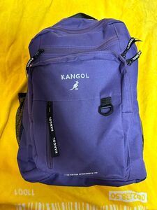 KANGOL リュック 大容量　紫　30L