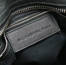 バレンシアガ BALENCIAGA シティ ジャイアント トートバッグ 2WAY レザー 黒 【65264】_画像8