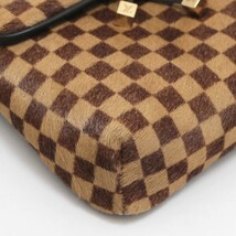 ルイヴィトン Louis Vuitton ソバージュ ガゼル ショルダーバッグ ダミエ ハラコ M92130 【65206】_画像5