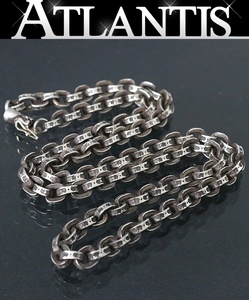 CHROME HEARTS 銀座店 クロムハーツ ペーパーチェーン ネックレス 18インチ シルバー SV925 94912