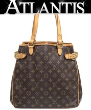 ルイヴィトン LOUIS VUITTON バティニョールヴェルディカル トートバッグ ハンドバッグ モノグラム M51153 【65210】_画像1