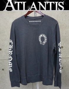 CHROME HEARTS 銀座店 クロムハーツ Tバー ロゴ ロングスリーブ カットソー 長袖 size:M グレー 94685