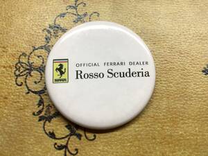 Ferrari Rosso Scuderia жестяная банка значок 