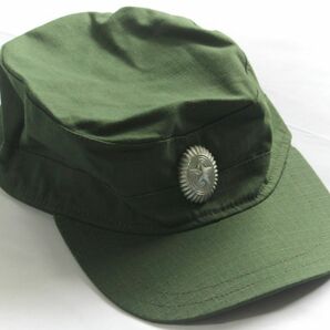 専用 ロシア軍 実物 Военторг製 陸軍 常勤 ケピ帽 56cm 緑 帽章のみ