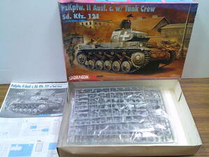 yx59【プラモ/ドラゴンハセガワ】1/35「PzKpfw.ⅡAusf.c,Sd.Kfz.121ｗ/ＴａｎｋＣｒｅｗ」